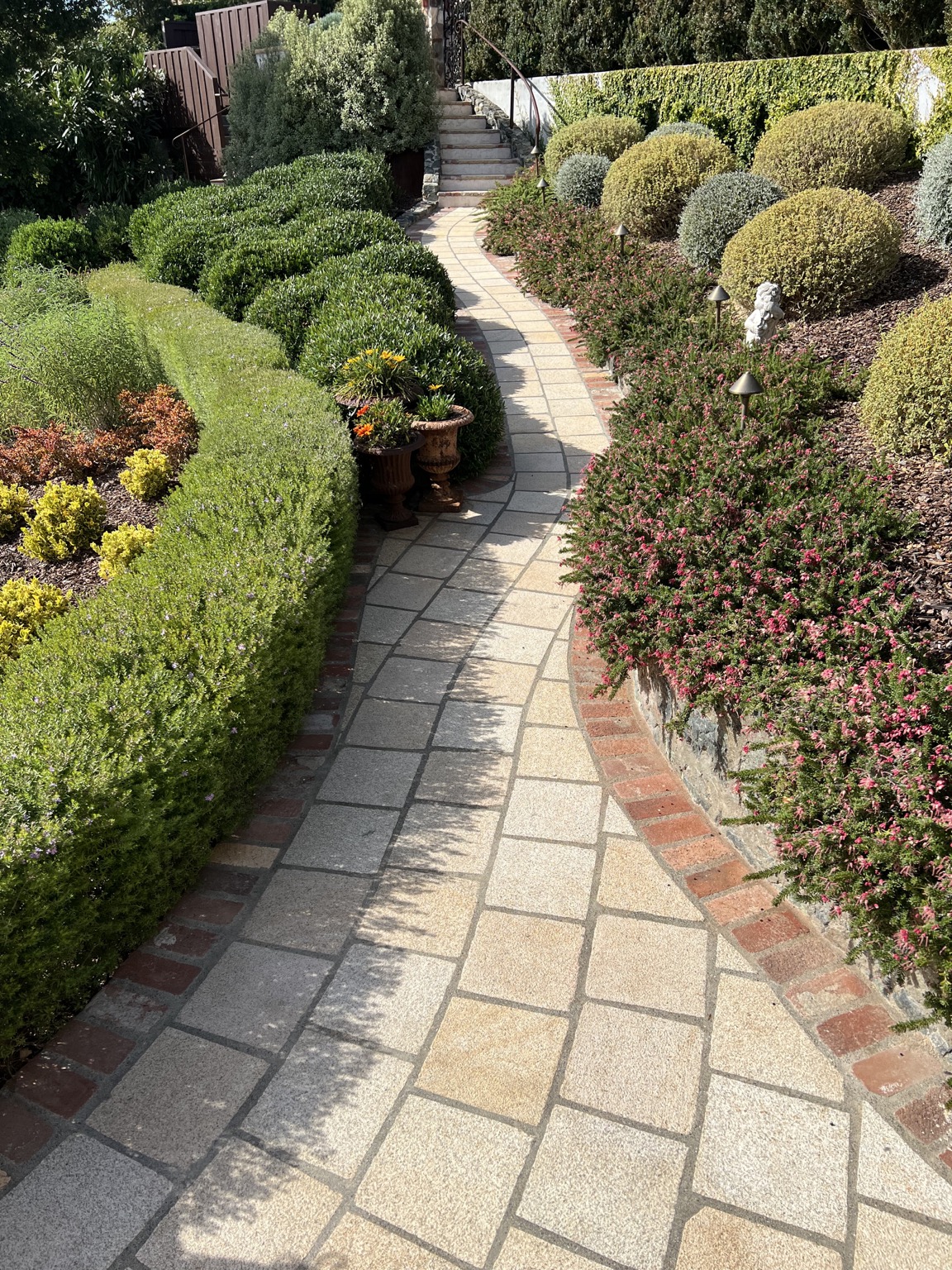 Brick with Stone Walkway